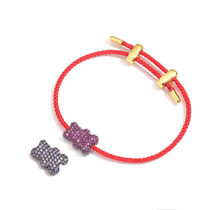 Fashion Animal Imitation Pearl Copper Braid Artificial Gemstones Bracelets Earrings Necklace