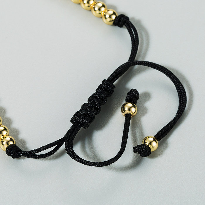 Fashion Trend Evil Eye Copper Inlaid Zircon Chain Simple Bracelet