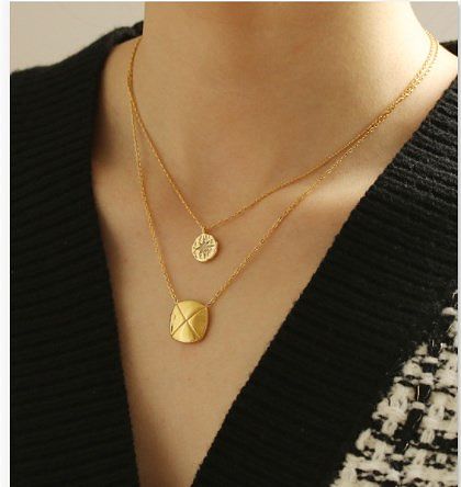 Collar pendiente plateado oro 18K del cobre XNUMXK de la estrella del estilo simple a granel