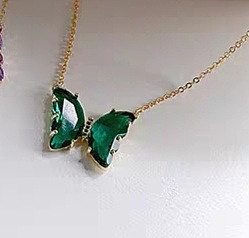 Fashion Heart Shape Copper Inlay Artificial Diamond Pendant Necklace 1 Piece