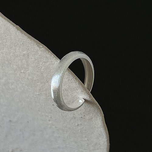 IG Style Geometric Copper Plating Inlay Artificial Gemstones Open Ring