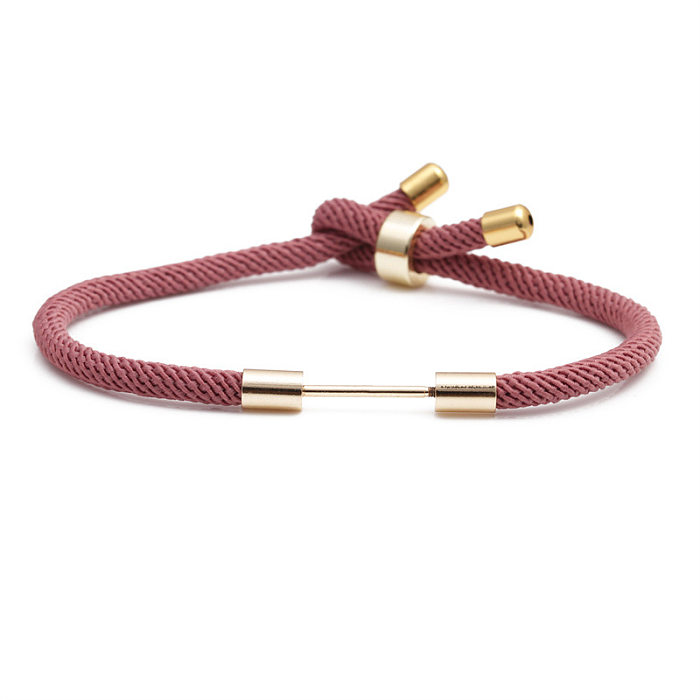 Fashion Heart Cross Star Adjustable Red Milan Rope Women's Copper Bracelet