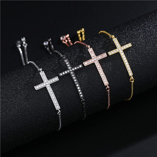 Neues Produkt: Klassisches Kreuz-Armband, verstellbarer Schmuck