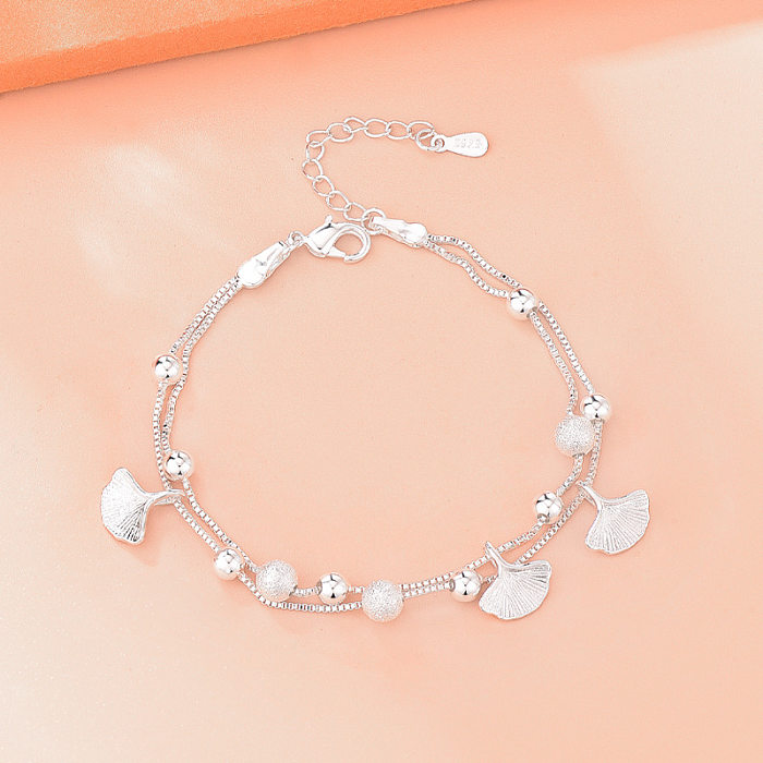 Simple Style Geometric Heart Shape Copper Plating Bracelets 1 Piece