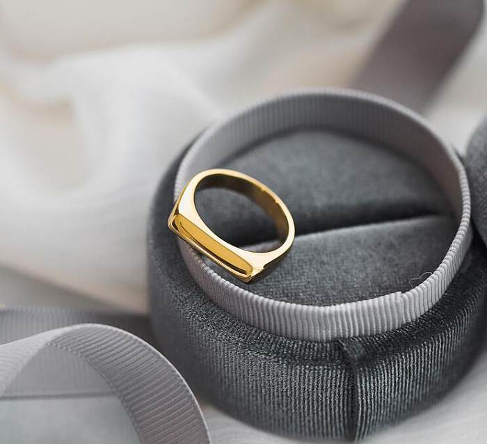 Simple Fashion Titanium Steel Ring