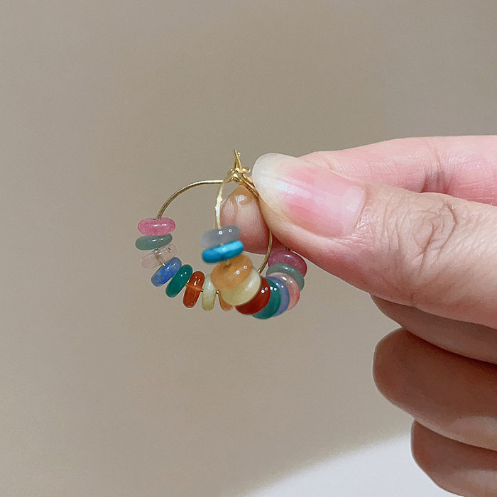 1 par de brincos de gota de cristal artificial em forma de coração doce chapeamento de flor incrustação de cobre brincos de orelha