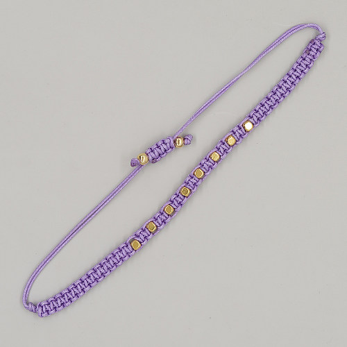 Bracelets en cuivre de corde de couleur unie de style simple