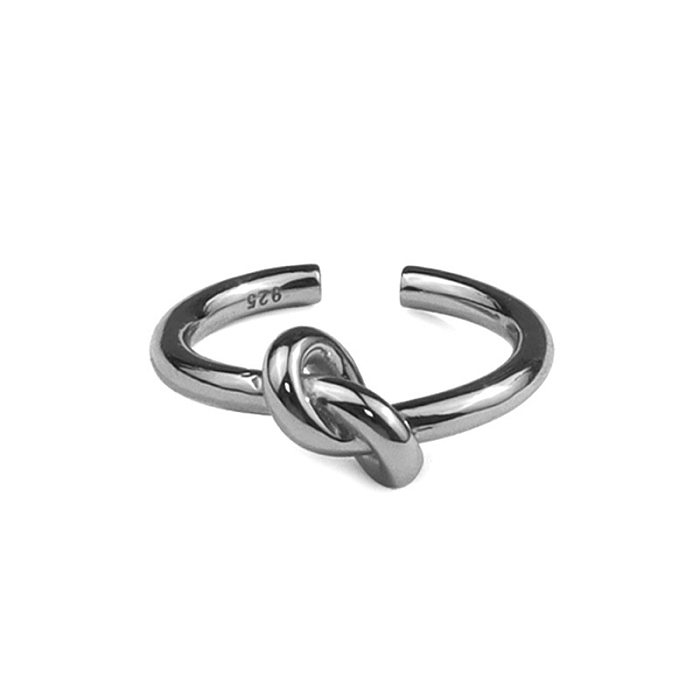 Design Line geknoteter Ring, modischer, einfacher offener Ring