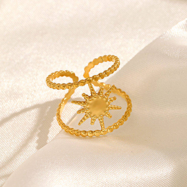 IG Style Star Stainless Steel Open Ring In Bulk