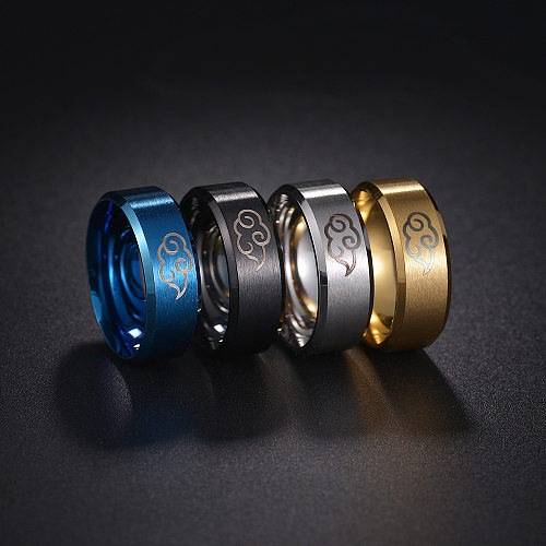 Fashion Clouds Stainless Steel Plating Rings