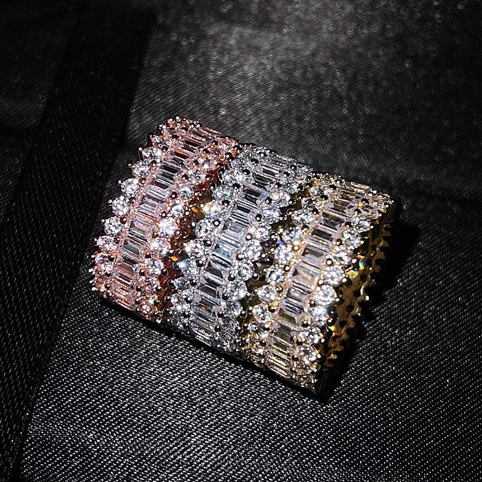 Ring Cross-border Sources Of Inlaid Zircon Ring Creative Fashion Foreign Trade Jewelry
