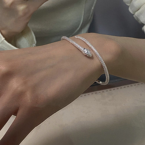 Elegant Snake Copper Bangle In Bulk