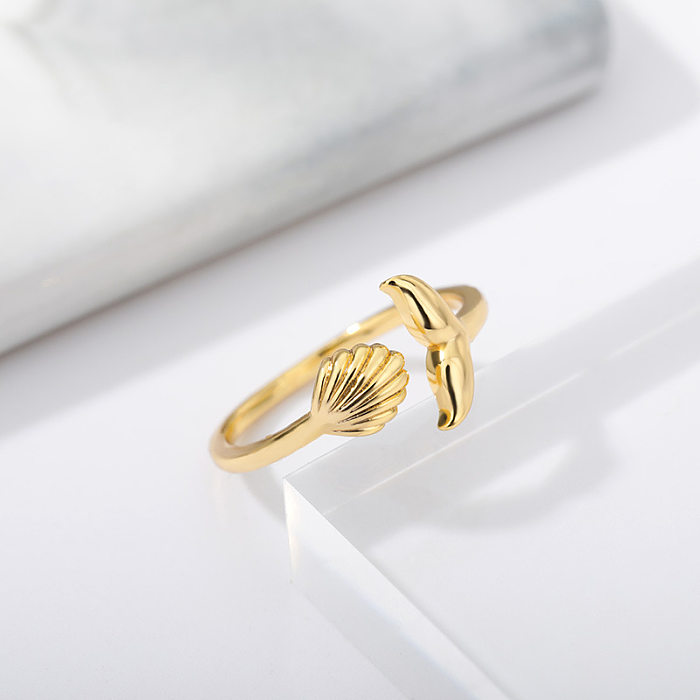 New Whale Tail Adjustable Ring