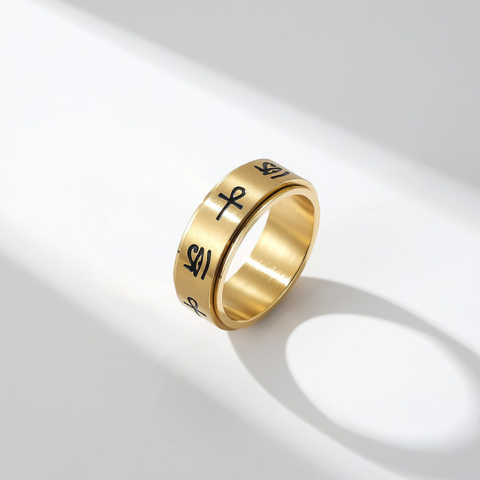 Mode-Symbol-Edelstahl-Ringe, die Edelstahl-Ringe polieren