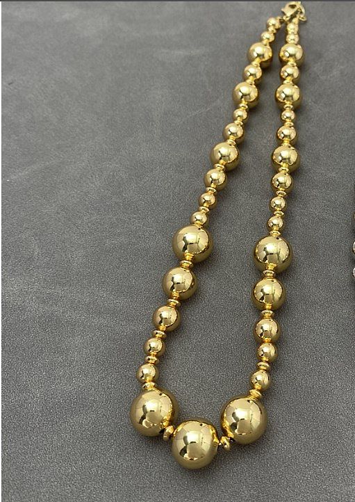 Classic Style Geometric Copper Plating Bracelets Necklace