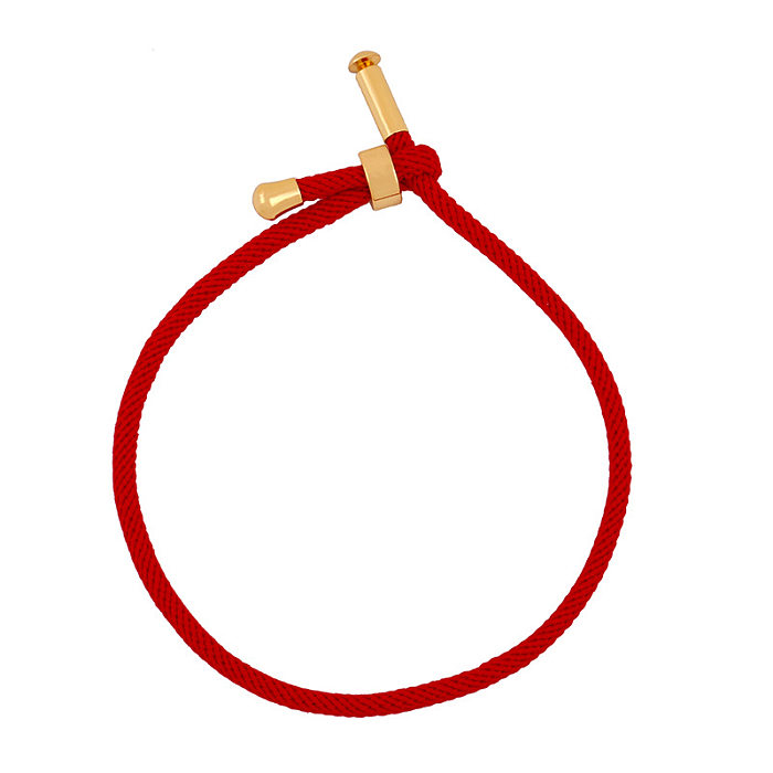Bracelet New Red Rope Bracelet 26 Letter Bracelet Couple Bracelet Wholesale jewelry
