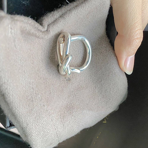 Casual Simple Style Streetwear Geometric Copper Open Rings