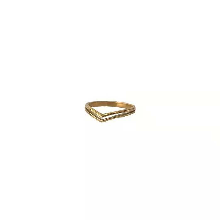 Wholesale Elegant Simple Style Solid Color Titanium Steel Rings
