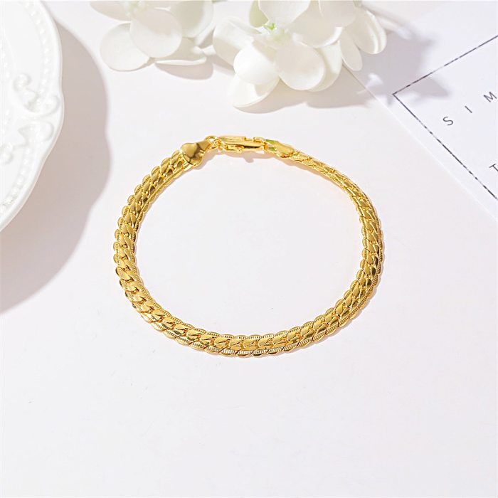 New Fashion Simple Metal Twist Chain Bracelet jewelry Wholesale