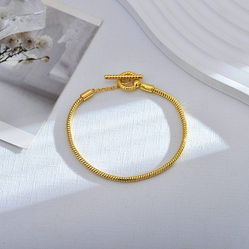 Elegant Lady Geometric Copper Plating Bracelets