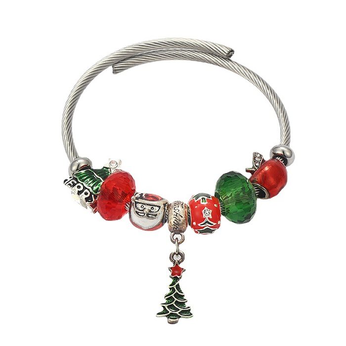 Fashion Christmas Tree Copper Bracelets 1 Piece
