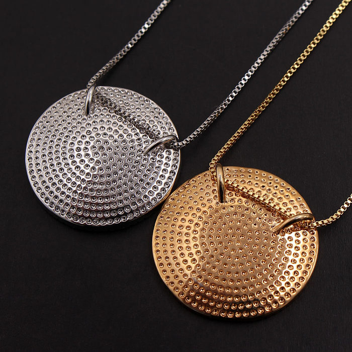 IG Style Vintage Style Simple Style Geometric Eagle Copper Gold Plated Zircon Necklace In Bulk