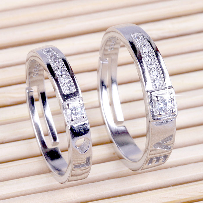 Couple Men And Women Concentric Couples Copper Rings Jewelry Wholesale