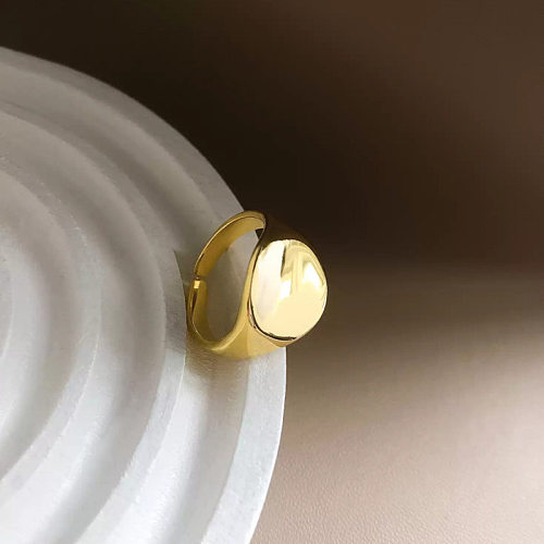 Korean New Fashion Golden Open Ring Female Multi-layer Winding Cross Copper Ring