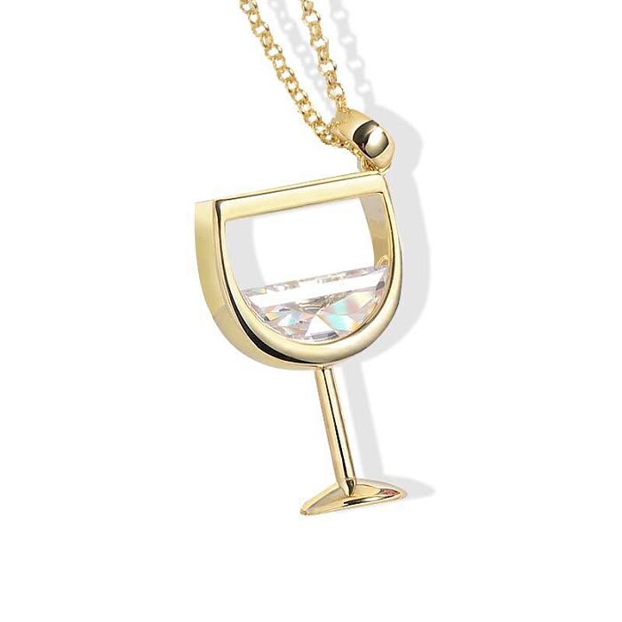 Fashion New Wine Glass Necklace