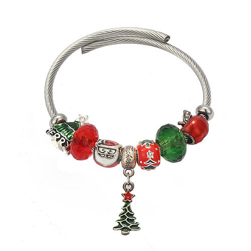 Fashion Christmas Tree Copper Bracelets 1 Piece