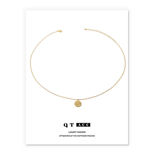 Fashion Geometric Copper Plating Necklace