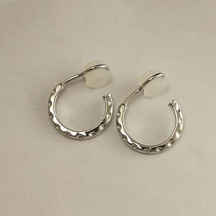 1 Pair Simple Style Geometric Plating Copper Earrings