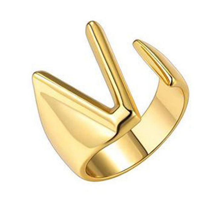 Fashion Letter Brass Rings 1 Piece