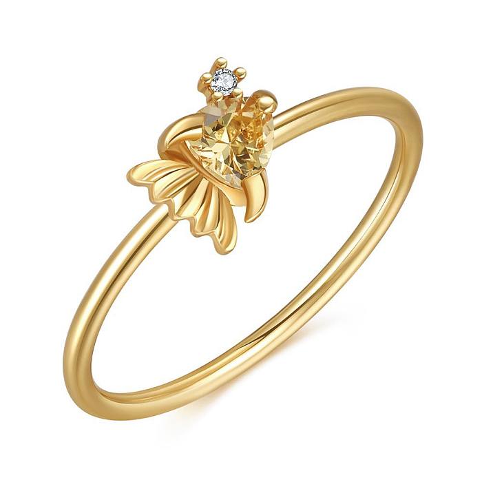 Wholesale Jewelry Color Zirconium Marine Animal Ring jewelry