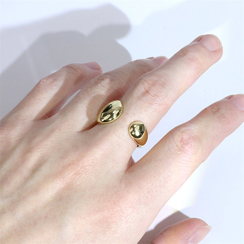 1 Piece Fashion C Shape Copper Plating Open Ring