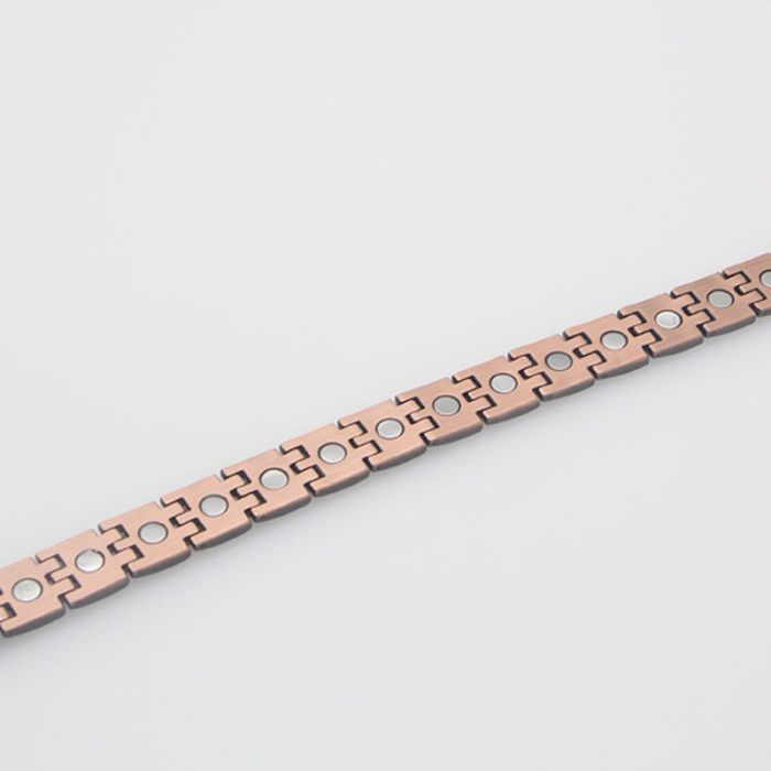 Retro Solid Color Copper Plating Mesh Bangle