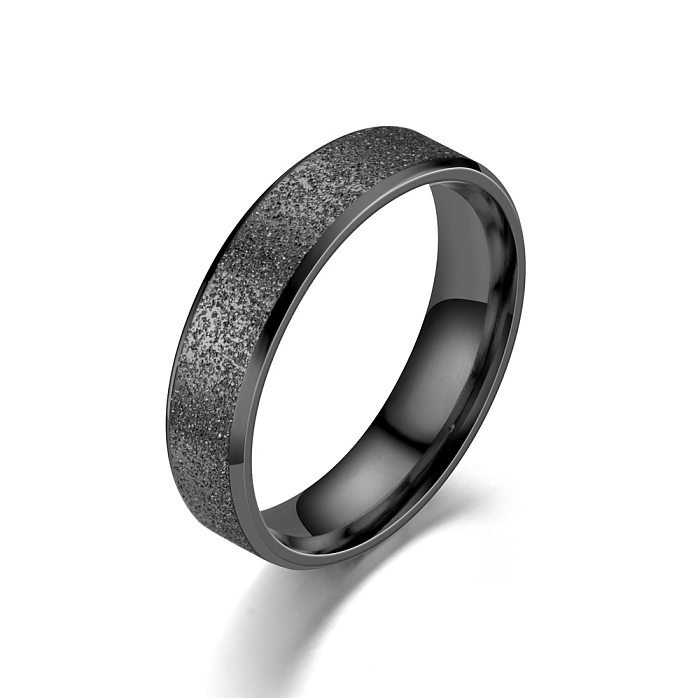 Fashion Geometric Stainless Steel Plating Rings