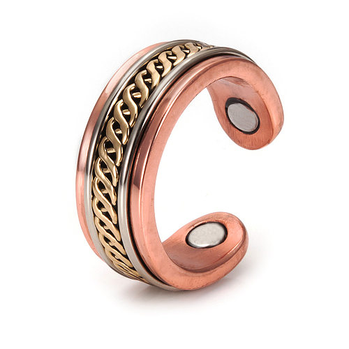Simple Style Classic Style Streetwear Geometric Copper Rings Bracelets