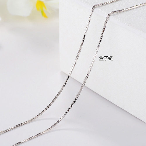 1 Piece Fashion Flower Artificial Crystal Copper Plating Pendant Necklace