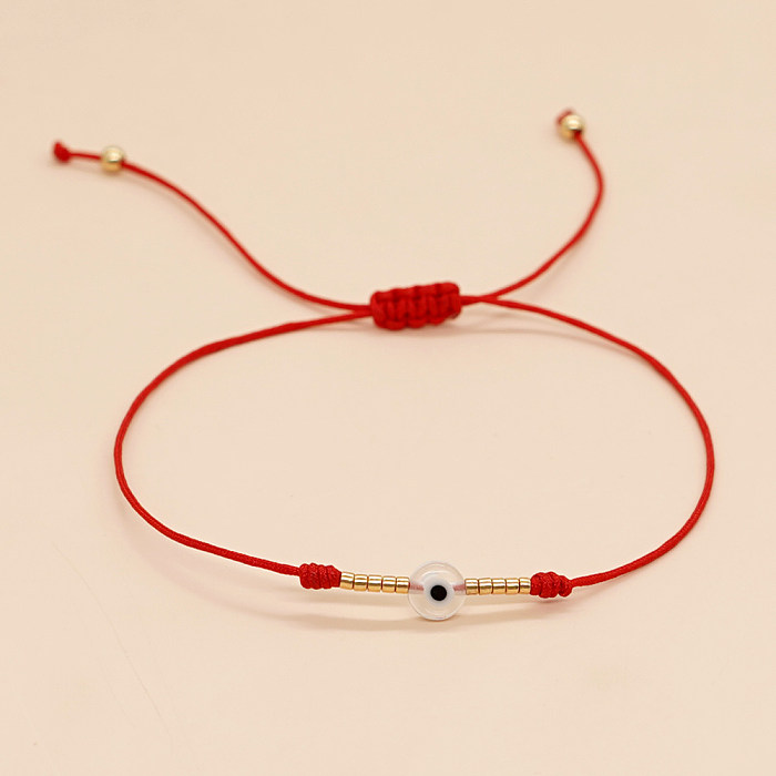 Bracelets faits à la main en perles de cuivre de style simple
