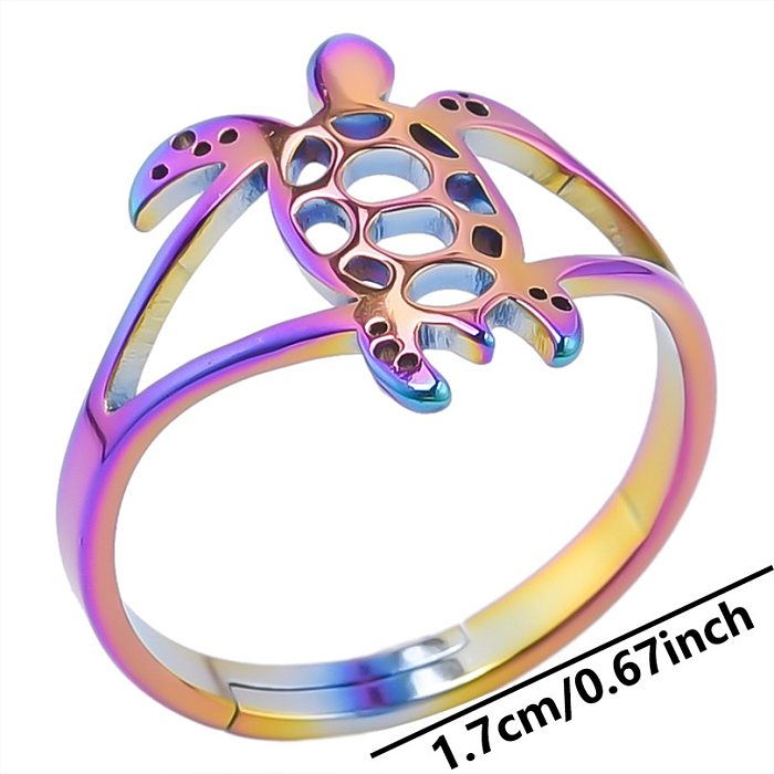 Simple Style Butterfly Stainless Steel Polishing Rings