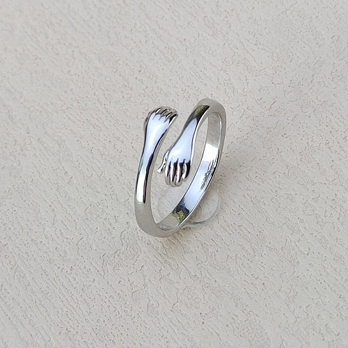 Offener Ring aus Kupfer im romantischen einfachen Stil in loser Schüttung