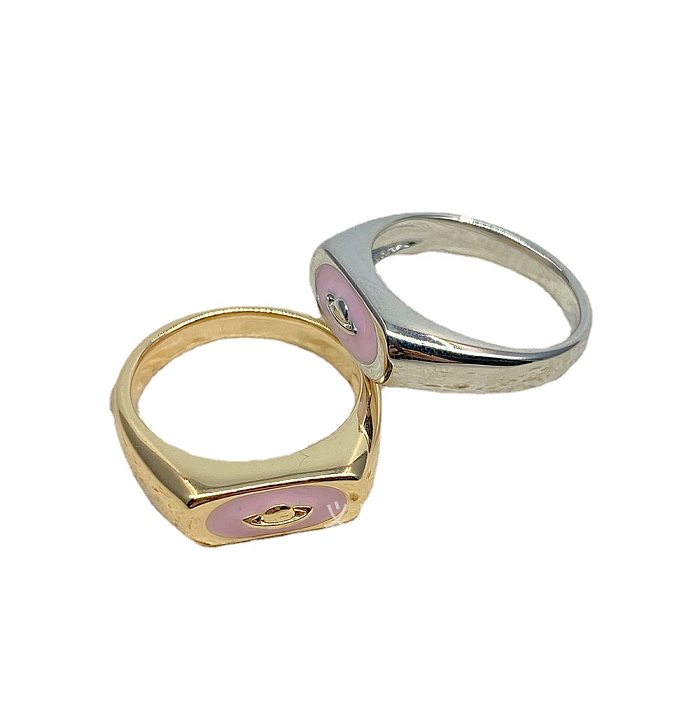 1 Piece Fashion Planet Copper Plating Rings