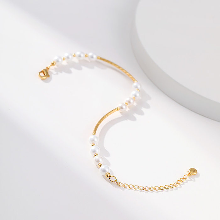 Retro Geometric Copper Plating Bracelets 1 Piece