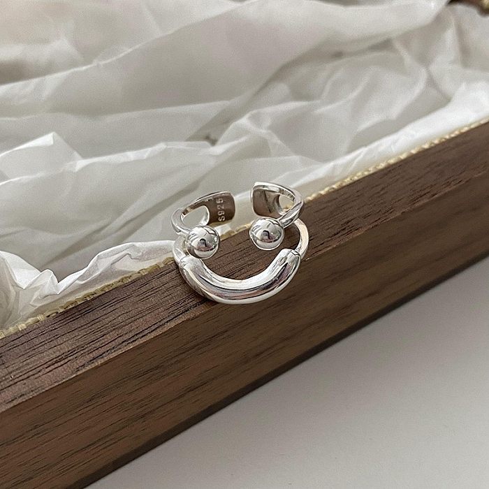 IG Style Korean Style Geometric Heart Shape Copper Open Rings