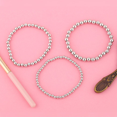 Nouveau Bracelet de Couple perlé Simple fait à la main, vente en gros