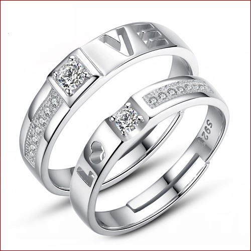 Couple Men And Women Concentric Couples Copper Rings Jewelry Wholesale