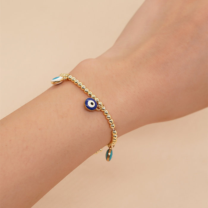 Modern Style Eye Copper Bracelets