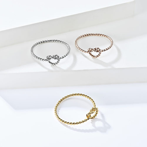 Anéis de polimento de aço inoxidável em formato de coração de estilo moderno