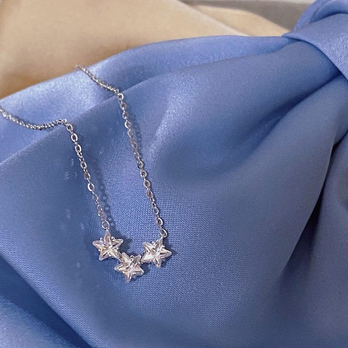 IG Style Korean Style Star Copper Pendant Necklace